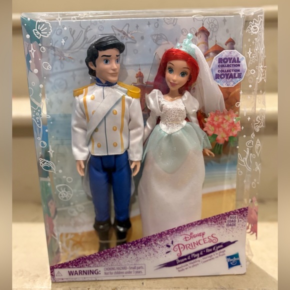 Hasbro Other - Disney the little mermaid Ariel & Eric wedding set